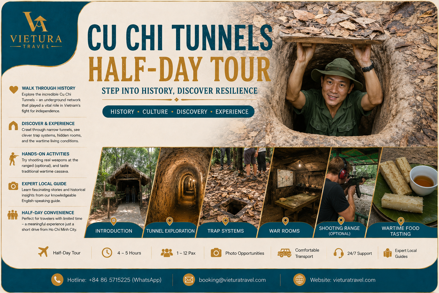 Cu Chi Tunnels Half-Day Tour